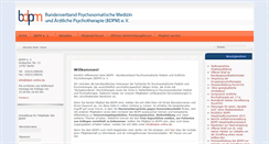 Desktop Screenshot of bdpm-online.de